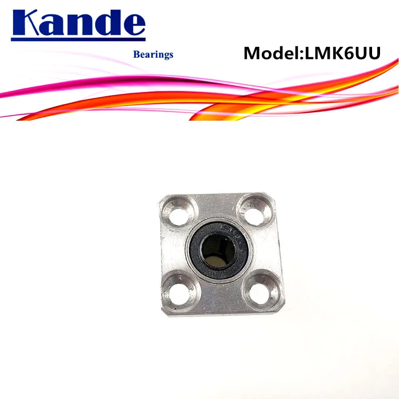 Linear bearings with Square Flange 6mm LMK6UU 