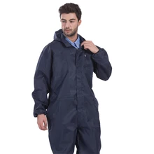 Мужская рабочая одежда, тонкий стильный комбинезон с капюшоном и длинным рукавом, камуфляжный пыленепроницаемый комбинезон с защитой от загрязнения, авторемонт, 4XL