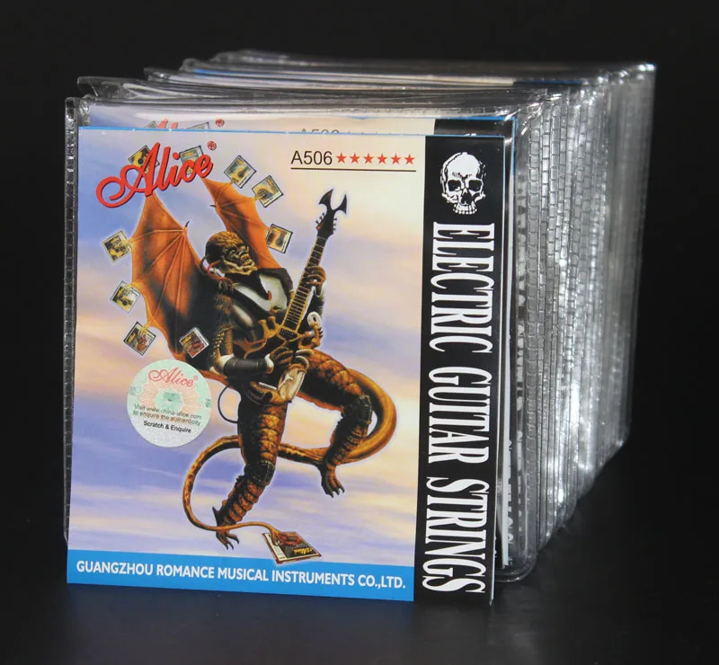 20 Sets Lot Alice A506 Steel Nickel Plated Alloy Wound Electric Guitar Strings Gauge (009 042