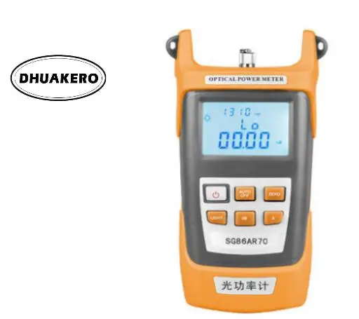 free shipping AB19P red color FTTH Fiber Optical Power Meter -70 + 10dBm for FC/SC connectors | Мобильные телефоны и