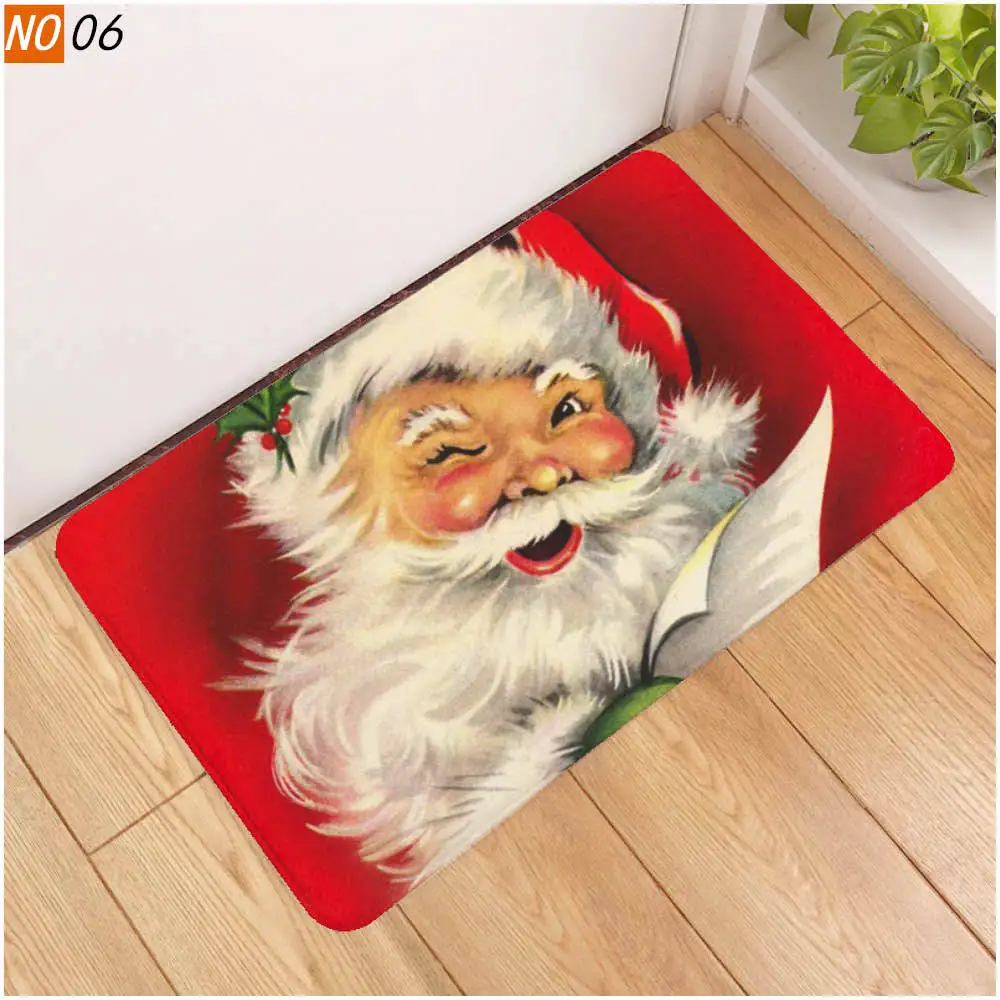 Christmas Dwarf bedroom corridor carpet non-slip soft doormat suitable for living room kitchen - Цвет: 1201air-6