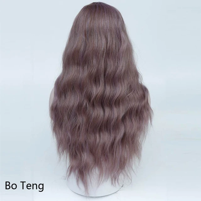 DIFEI 26'' Long Curly Colored Hair Wigs Heat Resistant Synthetic Wigs For Black White Women Natural Female Hair Pieces