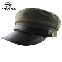 Новинка, мужская и женская военная шапка, зимний моряк, капитан, Кепка с плоским верхом, хлопковая морская шапка, мужская и женская кепка, Военный стиль, Gorra Plana