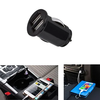 Car Mobile Phone Exquisite craftsmanship Charger Car Charger Multifunction 2USB Car Charger#88