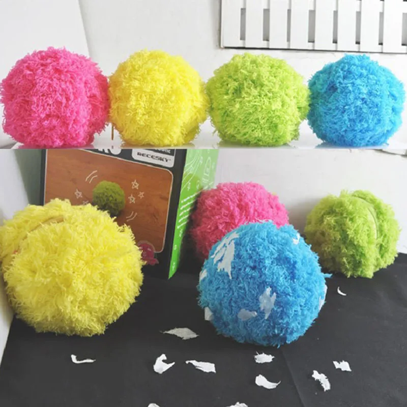 

New Arrival Quality Home Cleaning Convenience Helper Microfiber Mop Ball Mini Automatic Rolling Cleaning Robot Vacuum Cleaner AA