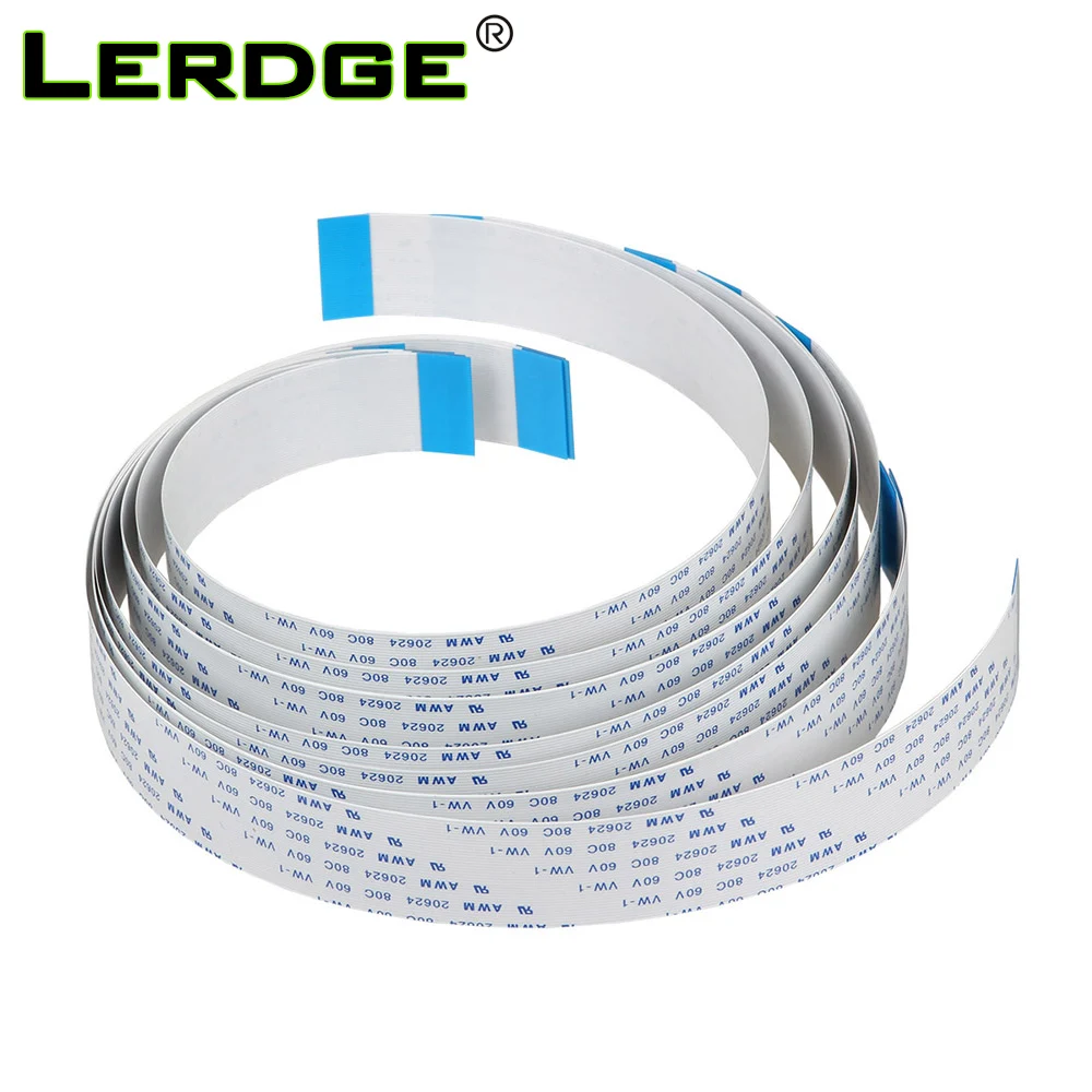 LERDGE 3D طابعة أجزاء مجلس اللمس شاشة FFC الشركة العامة للفوسفات مرنة عرض كابل AWM 36pin طول اختياري ل Lerdge مجلس