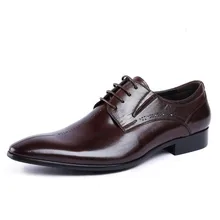Summer British Style Pointed Toe Man Formal Dress Shoes Genuine Leather Oxfords Men's Breathable Brogue Footwear Shoes JS-A0031 цена Summer British Style Pointed Toe Man Formal Dress Shoes Genuine Leather Oxfords Men's Breathable Brogue Footwear Shoes JS-A0031 цены онлайн