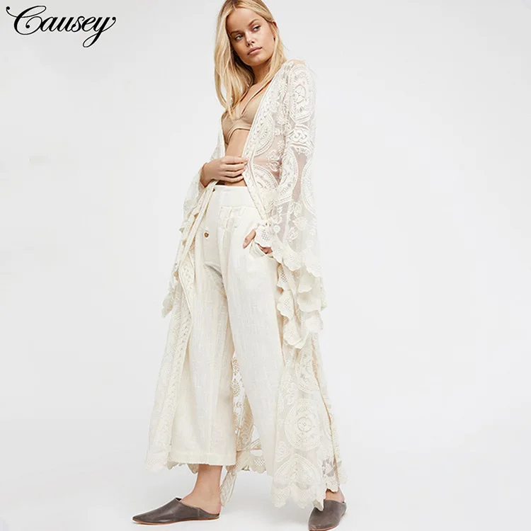 

Beach Beachwear Saida De Praia Summer Cape On The Dress 2019 Dresses Large Size Women Clothes Lace Acetate Patchwork Swim Skirt