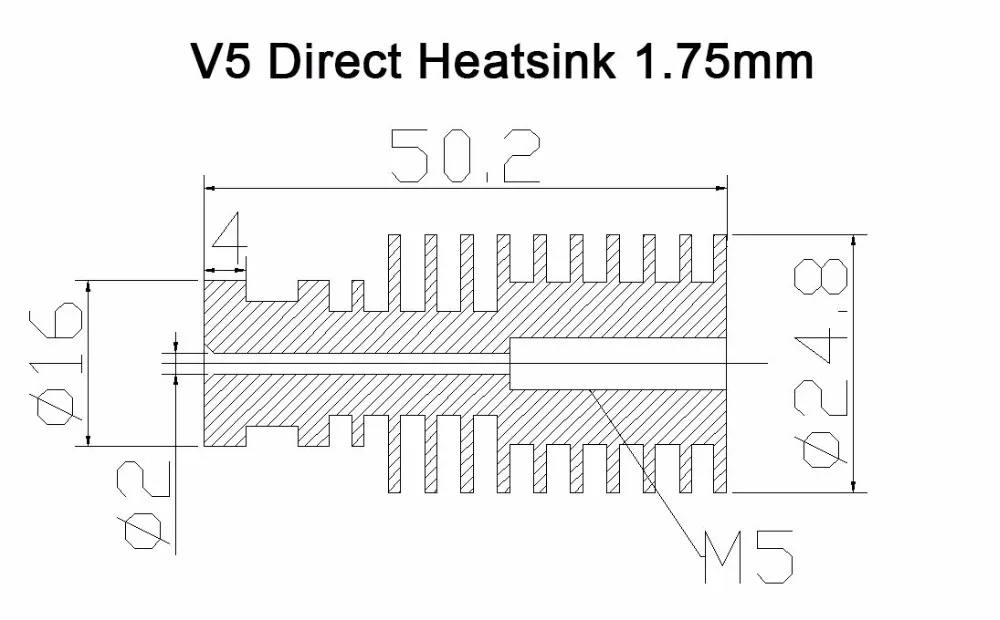 v5 direct Heatsink 1.75