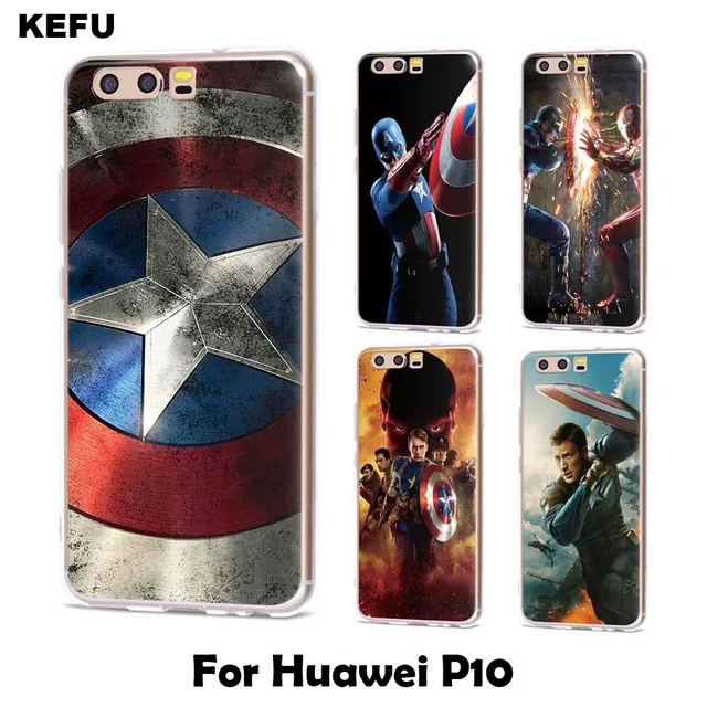 coque huawei p10 lite captaine america