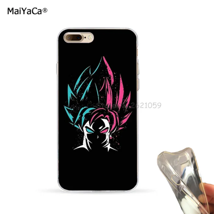 Драконий жемчуг z Супер Saiyan мягкий чехол для мобильного телефона TPU iPhone 5S SE 6s 6 plus