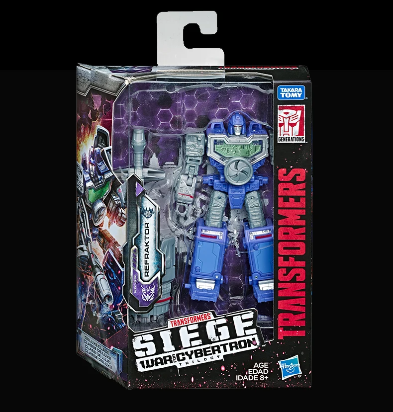 Hasbro Трансформеры игрушки поколения войны для Cybertron осада Делюкс WFC-S36 отражатель фигурка черный светильник код доступа