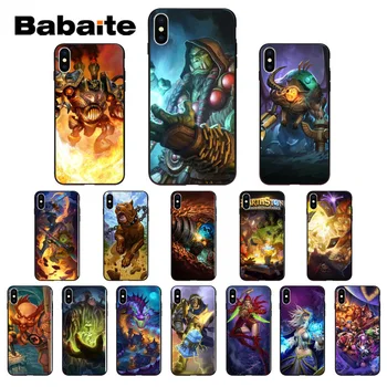 

Babaite Hearthstone TPU Soft Silicone Phone Case Cover for Apple iPhone 7 8 6 6S Plus X XS MAX 5 5S SE XR Cover