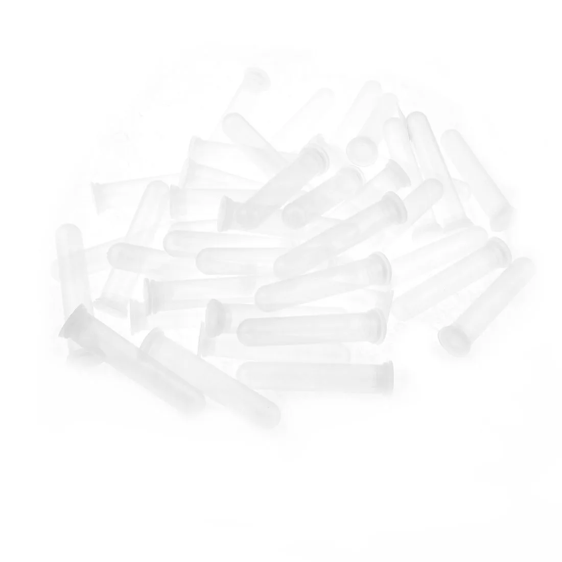 

New and Hot 50 pcs Clear White Plastic 20ml Capacity Centrifuge Tubes + Caps