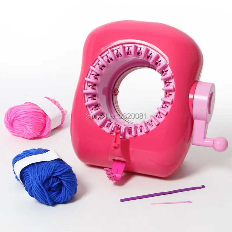 DIY Knitting machine Circular&plain knit manual wool hat scarf sweater for childrensmart knitter loom educational toy best gift