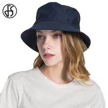 FS зимние женские парусиновые Панама Складная повседневное Viseira Feminina козырек купол Защита от солнца шапки пляжные Chapeu Feminino черный, желт