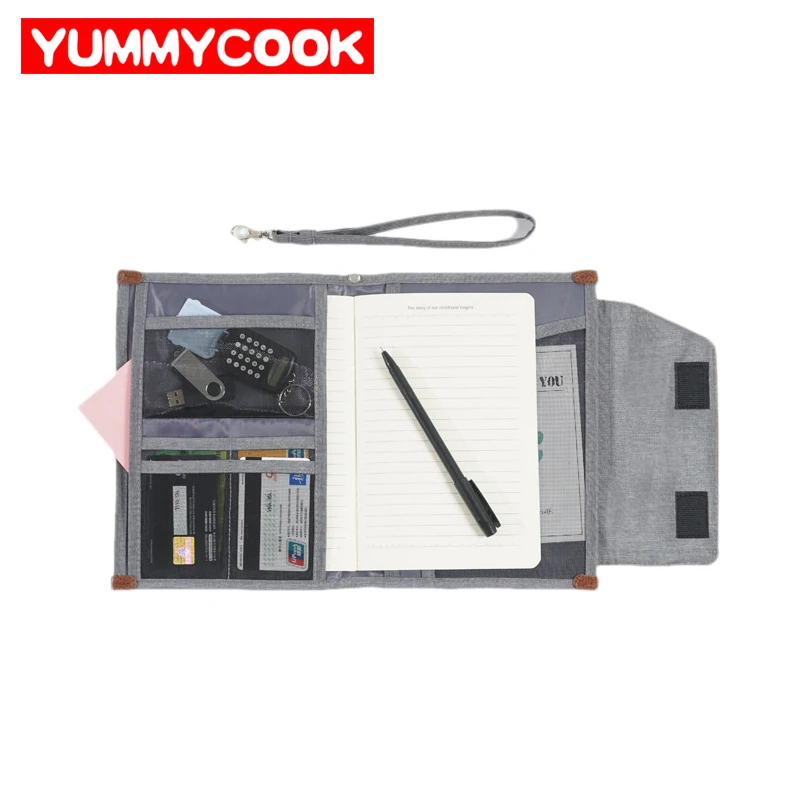 

Portable Travel Waterproof Document Bag Student File Folder Oxford Notebooks Pen Storage Pouch Stationery Organizer Accessories