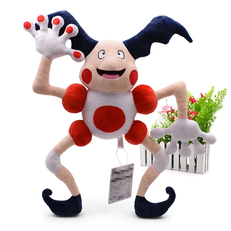Фильм и ТВ аниме мультфильм детектив Пикачу Mr. Mime плюшевые куклы Peluche игрушка Отличный подарок на Рождество для детей - Цвет: Mr.Mime