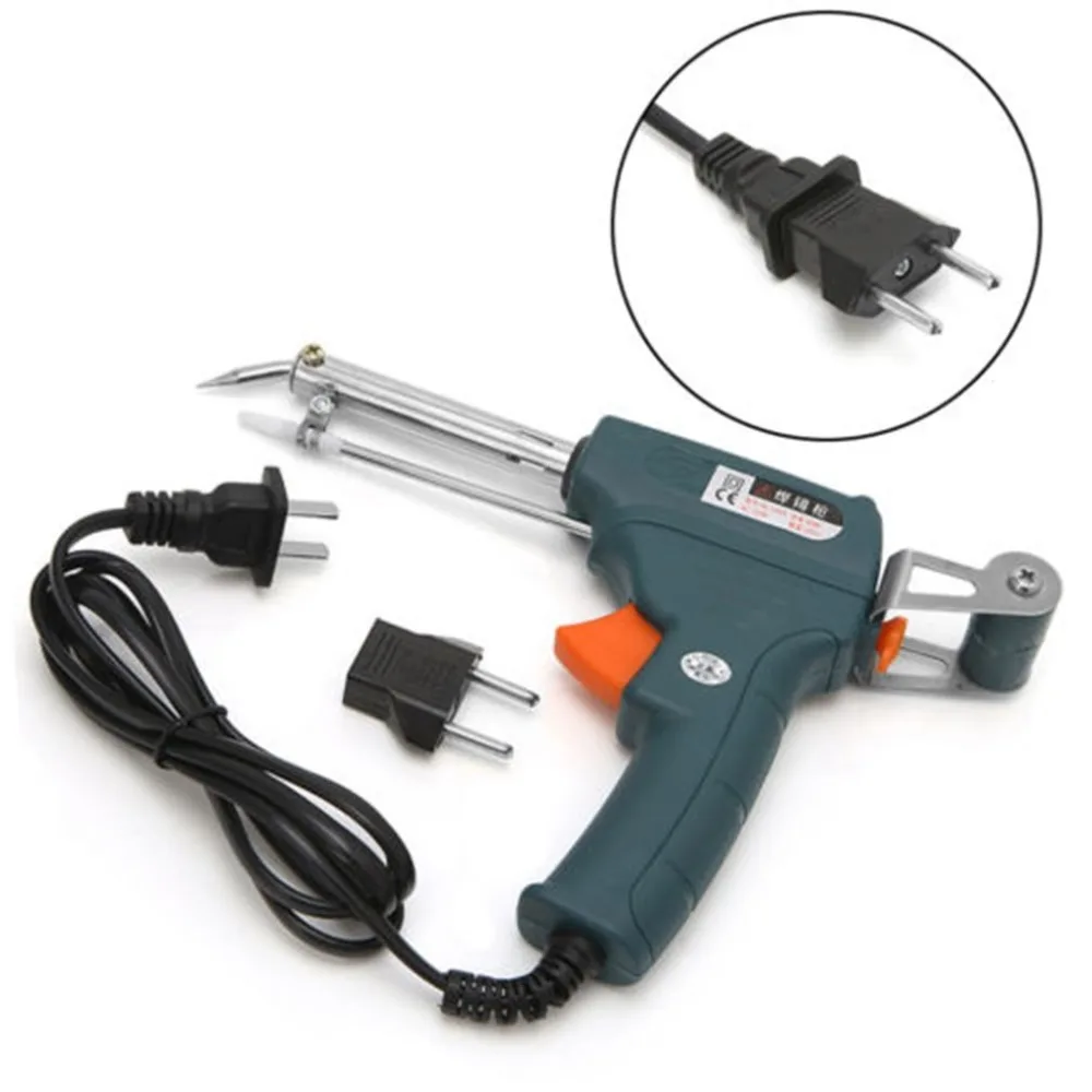 

220V 60W Auto Welding Electric Soldering Iron Temperature Gun Adjustable Quick Heat Up Portable Solder Tool Kit