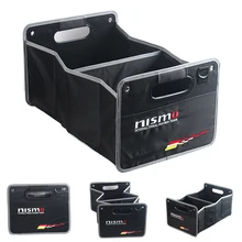 NISMO Car Trunk Organizer Automobile Rear Racks Stowing Tidying Interior Accessories Storage Bag for NISSAN JDM Car styling