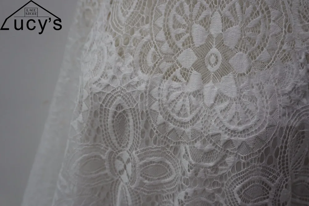 Мягкое и плотное высококачественное кружевное черно-белое последнее геометрическое кружево с ресничками ткань для изготовления платьев для девочек