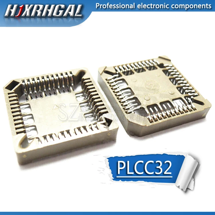 10 шт. PLCC32-SMD IC Разъем PLCC32 гнездо адаптера 32 Pin PLCC конвертер hjxrhgal | Электронные