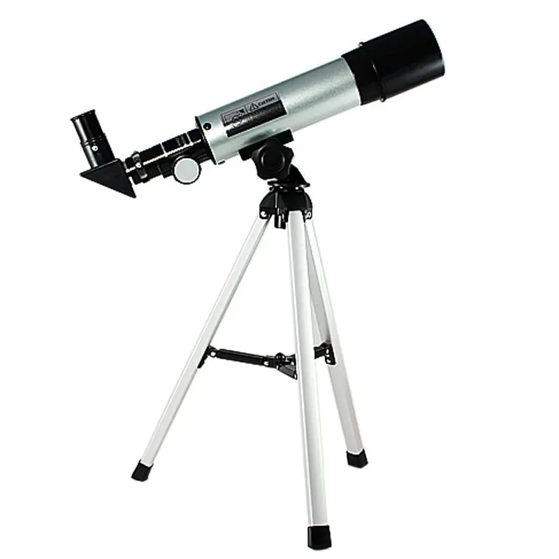 F360x50 HD Refractive Astronomical Telescope High Magnification Monocular+Phone