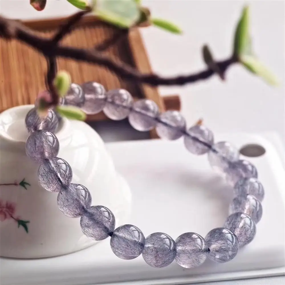 Высокое качество натуральный супер семь 7 Черный Синий Rutilated Кварц Кристалл