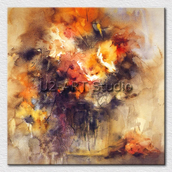 best selling oil painting abstract canvas pictures on the hotel room
