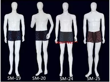 

Free Shipping!! High Quality Gloss White Male Fiberglass Mannequin Top Level Model On Sale
