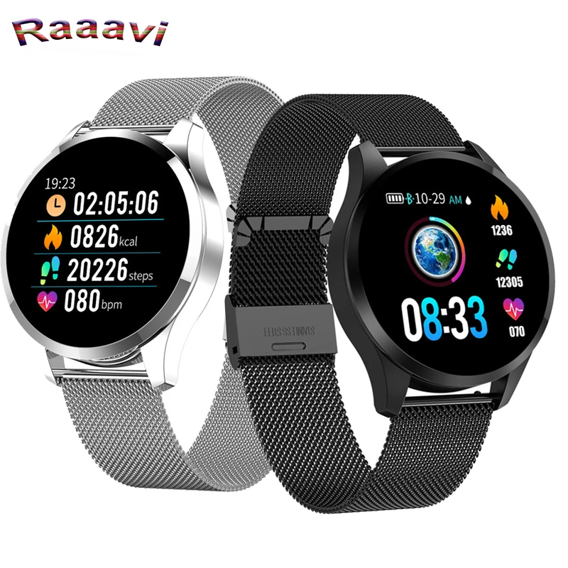 

Q9 Smart Watch with Multiple Smart Reminders Information Display Blood Pressure Heart Rate Female physiological cycle Record