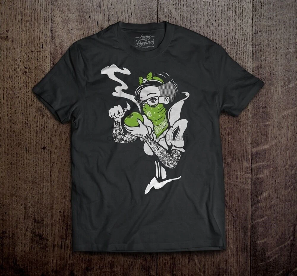 

LUCKY BASTARDS WEED DIVA HIPSTER TSHIRT 420 DR. FEEL GOOD STONER STREETWEAR