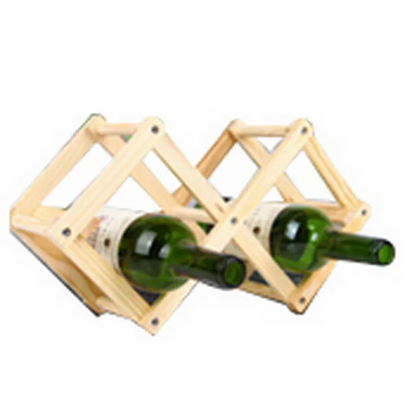 3 Bottles Red Wine Rack Alcohol Beer Care Holder Home Table Bar
