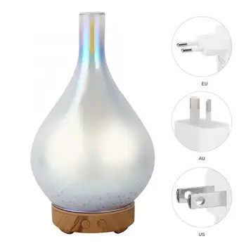 

100ml Ultrasonic Aromatherapy Aroma Diffuser Humidifier LED Night Light DC Adapter