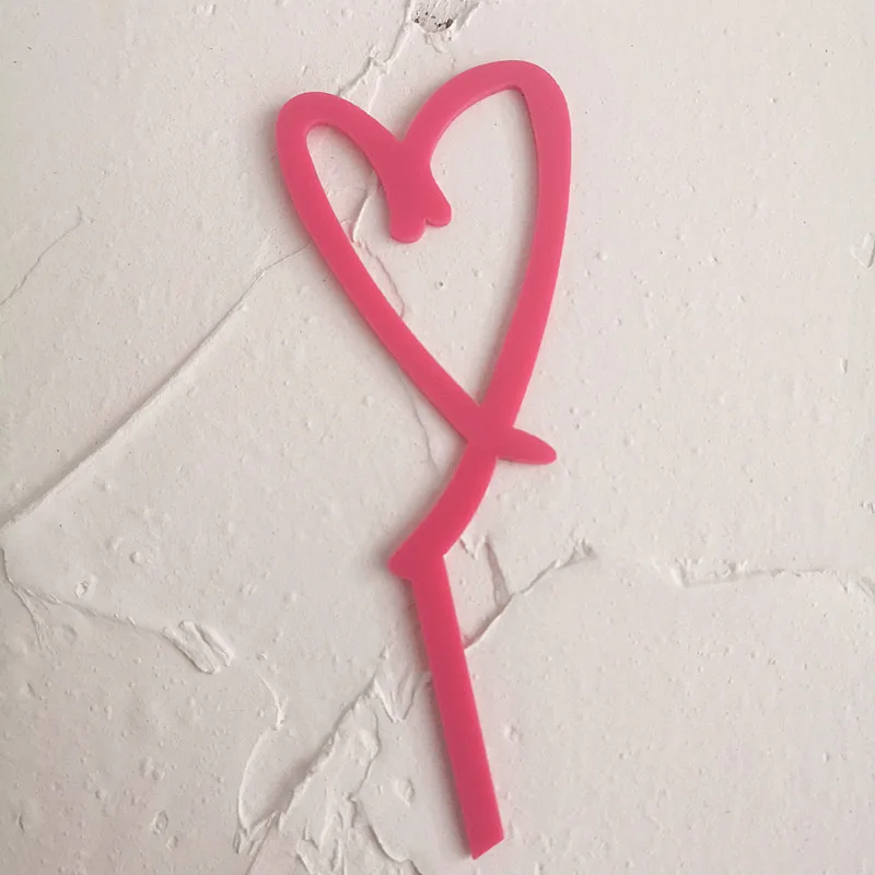 New-Acrylic-Cake-Topper-Gold-Silver-Red-Heart-Love-Acrylic-Cupcake-Topper-For-Wedding-Valentine-s (3)