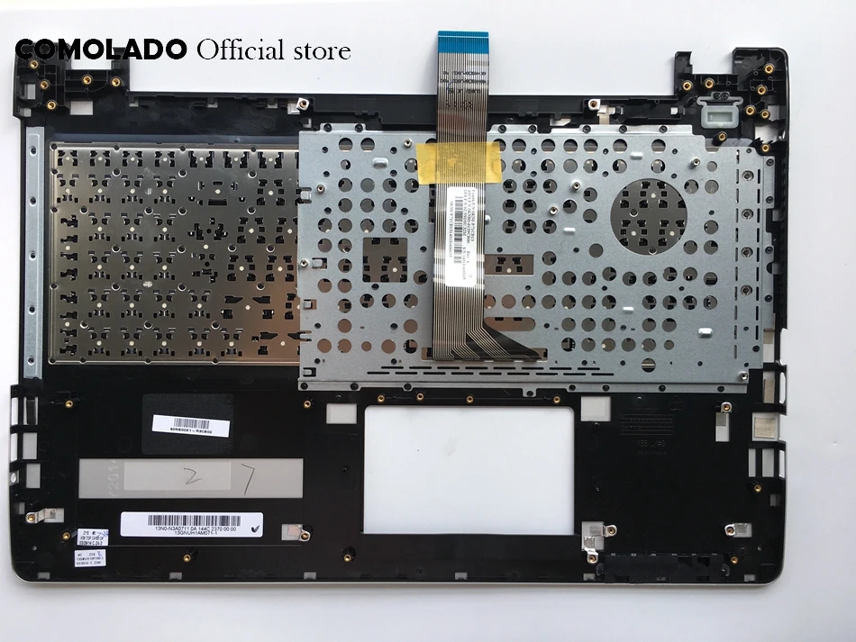 CF Canada-French keyboard for Asus S550 S550CM with silver palmrest cover laptop keyboard CF Layout (2)