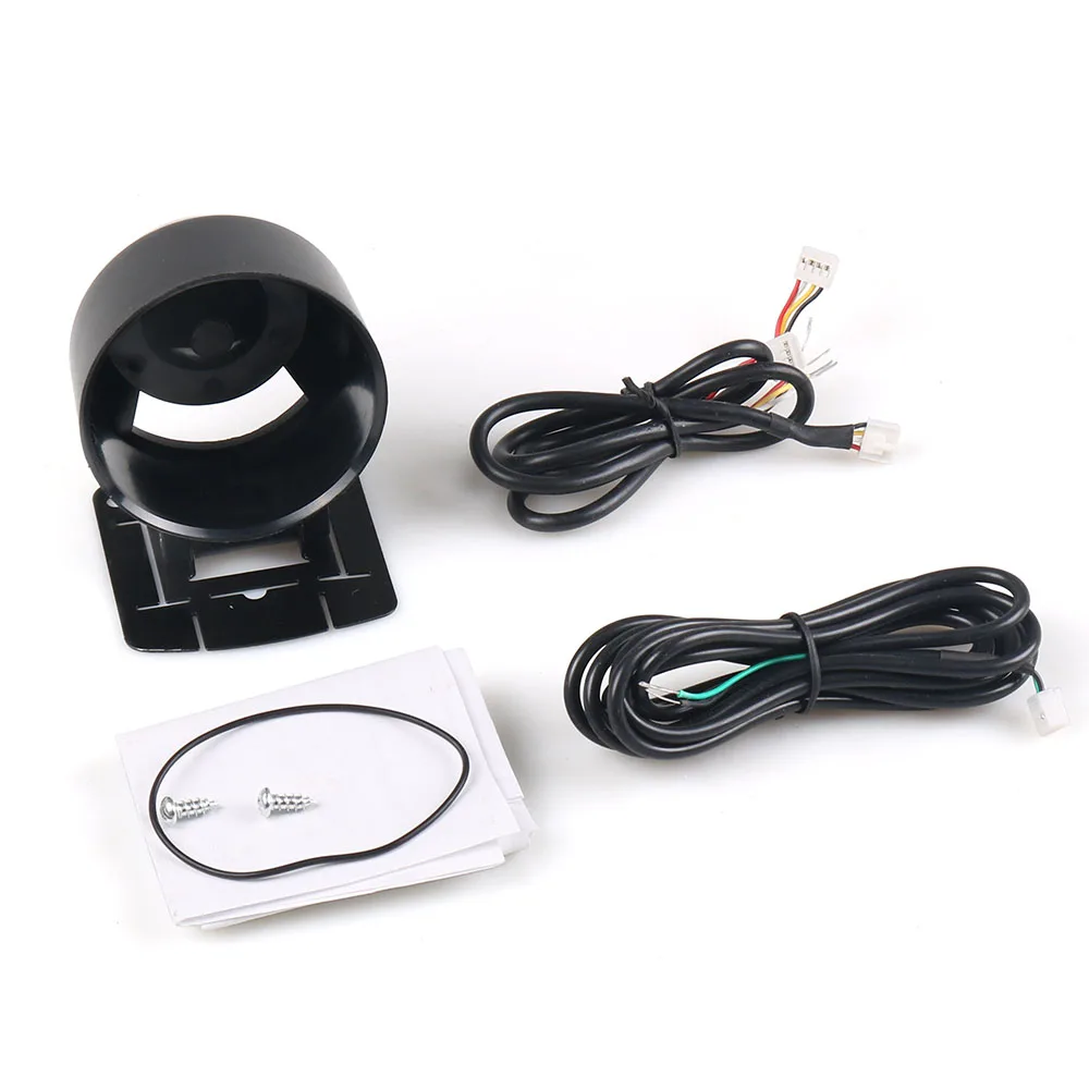 Тахометр автомобильный Dynoracing BX101466 60 мм красный и белый 0 9000 об/мин|rpm meter|rpm gaugetachometer