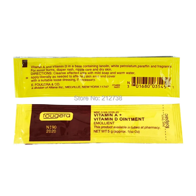 Мазь Fougera Vitamin A D Купить