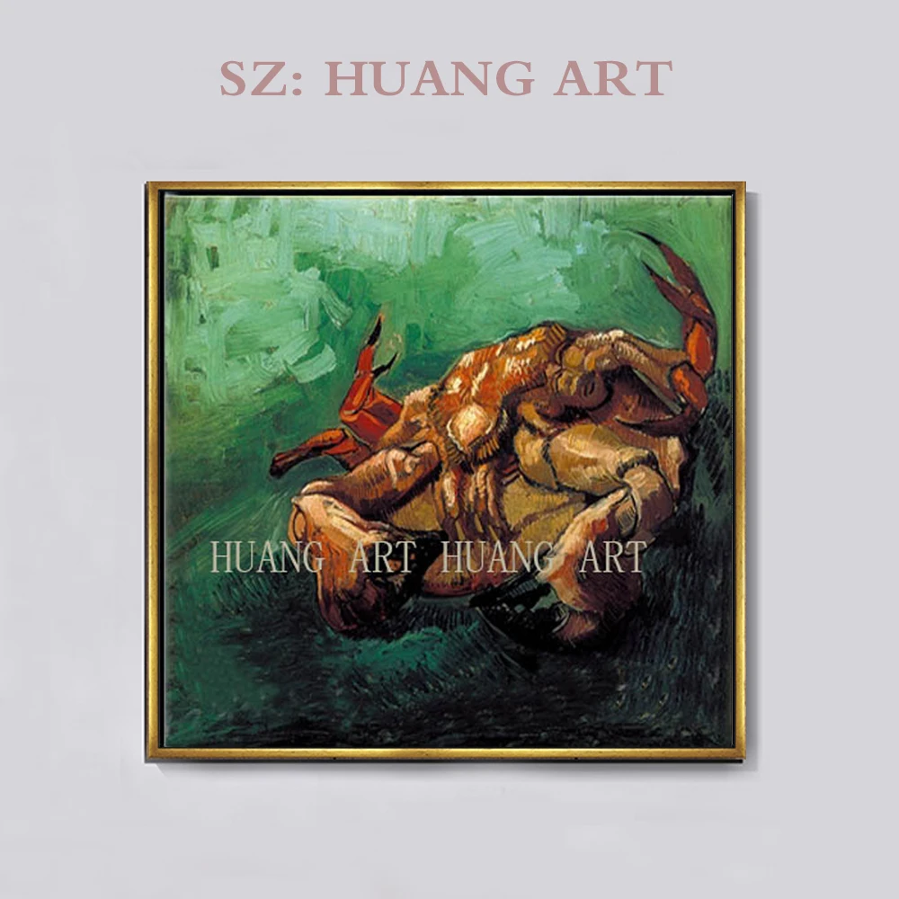 Animal Poster Abstract Watercolor Lobster and Crab Stag Wall Art Canvas Painting for Home Office Restaurant Wall Decor Dropship