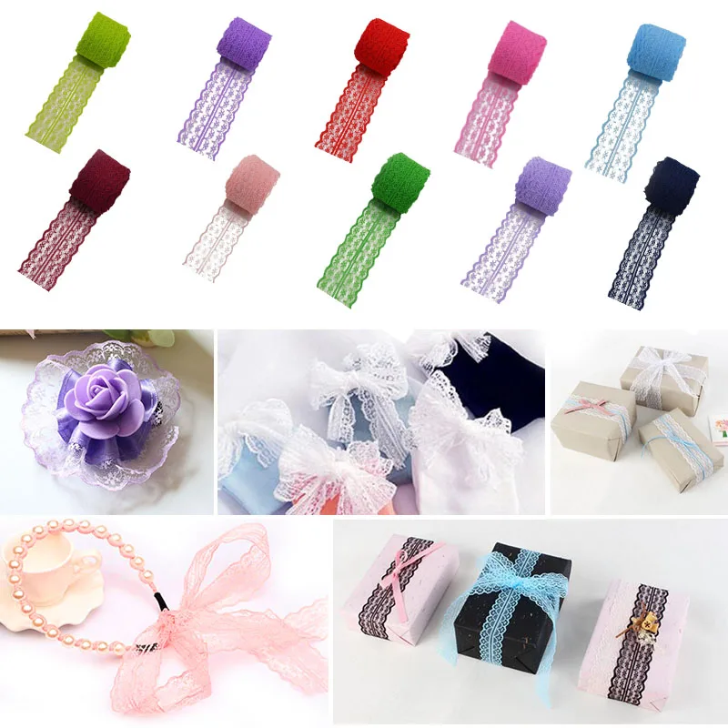 

1Roll 4.5cm*10m Vintage Cotton Crochet Lace Trim Home Curtain Bridal Ribbon Curtain Craft Lace Trim Fabric Wedding Party Decor 7