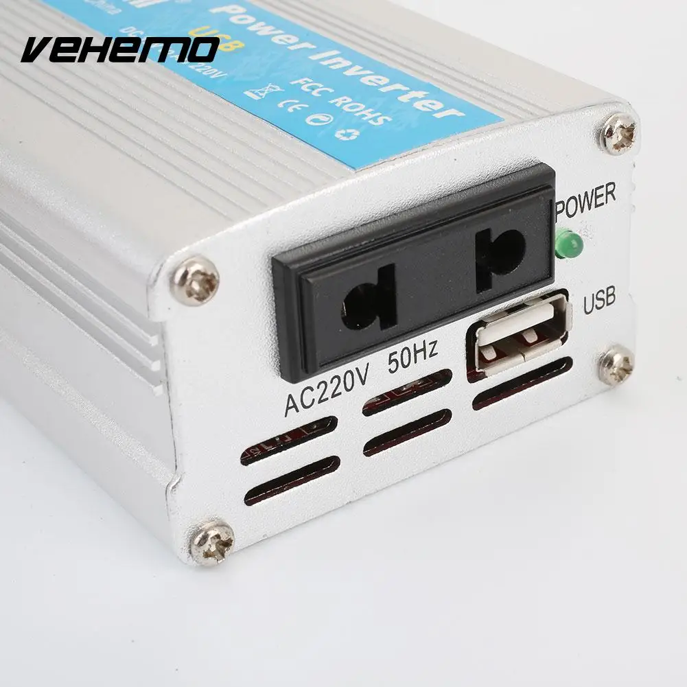 Vehemo 50/60Hz работающего на постоянном токе 12 В до 110 V/220 V AC преобразователь