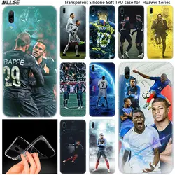 Футболист Kylian Mbappe Мягкий силиконовый чехол для Huawei Mate 10 20 Lite Pro наслаждаться 8 9E Y6 Pro Y5 2017 Y7 Pro Y9 2019 2018 крышка