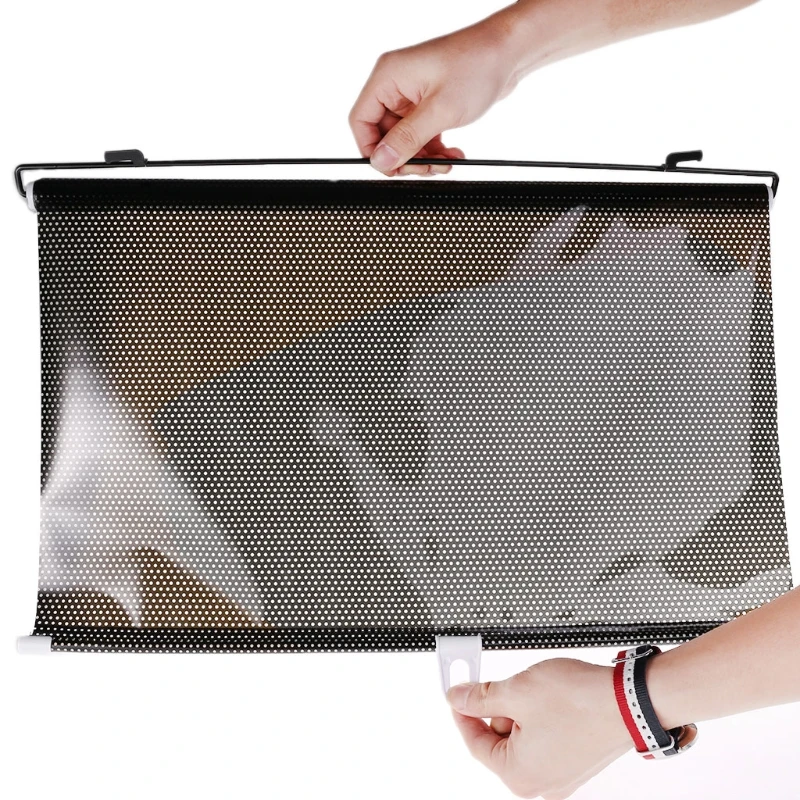 

Universal Side Window Car Sun shade Curtain Sunscreen Roller Blinds Mosquito Dust Protection Side Window Sunshades Black 2 size