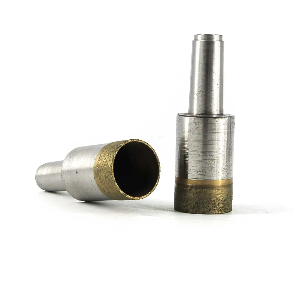 5pcs Sintered taper shank drill bit for marble ceramic granite Length 50mm Diameter 42~59mm glass tool zt00c