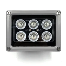 Smtsec 6 шт. LED 30 м видеонаблюдения высокой мощности инфракрасный Просветитель свет лампы для камеры видеонаблюдения системы Ночное видение si-6w