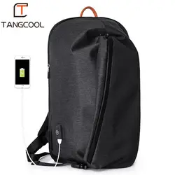 Tangcool новый мужской рюкзак usb зарядка 15,6 дюймов usb зарядка дизайнерский рюкзак для ноутбука мужские школьные сумки для подростков