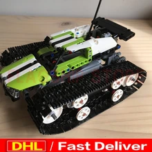 LP 20033 397 шт. техника серии пульт дистанционного управления гусеничные машины конструкторных блоков, Детские кубики, Развивающие и ЛПС игрушки Клон 42065