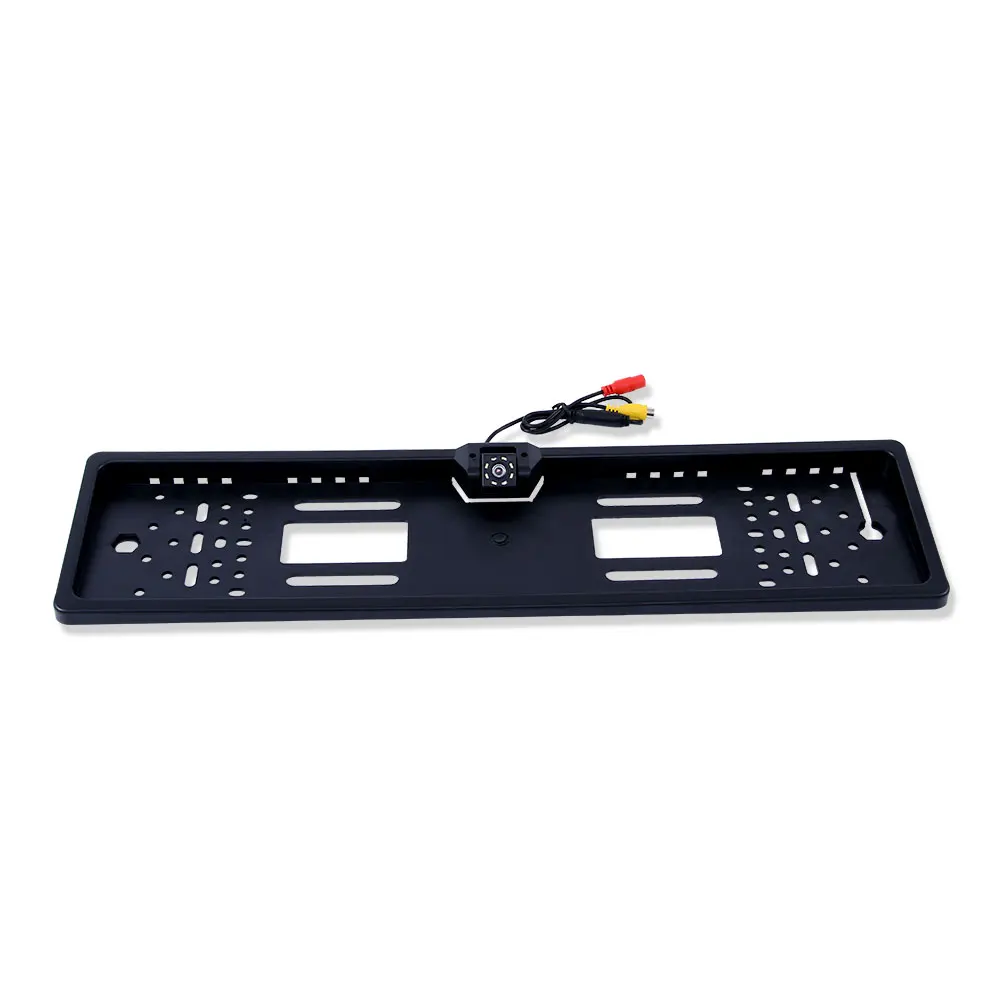 Baratos 4.3TFT Monitor de coche + cámara de visión trasera impermeable UE Marco de matrícula europea Parktronic cámara de respaldo de visión nocturna inversa