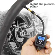 3-100PSI ЖК-дисплей цифровой шинный Давление датчик Портативный Высокая точность давление в шинах тестер воздуха инструмент велосипед Автомобиль Мотоцикл PSI кПа бар кг/CM2