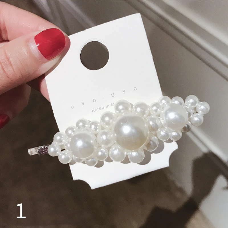 Fashion Pearl Metal Hair Clip For Women Elegant Design Hairpin Hair Styling Accessories Water Drop Beauty Styling Tools Fashion Pearl Metal Hair Clip For Women Elegant Design Hairpin Hair Styling Accessories Water Drop Beauty Styling Tools